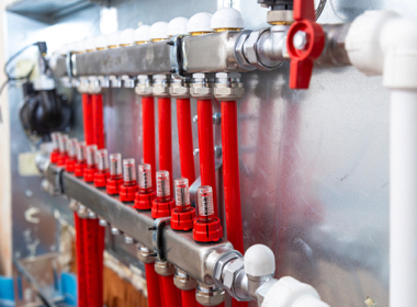Distributor of central heating